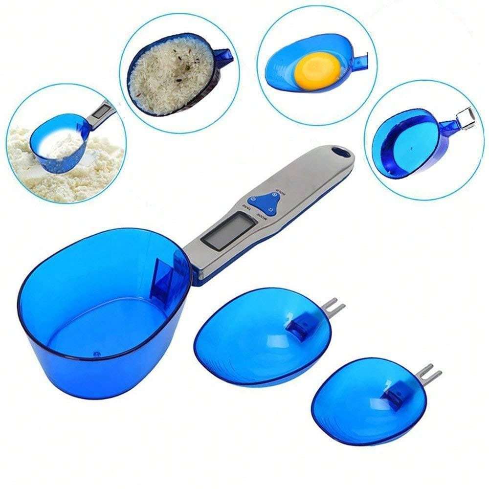 Portion Scale Digital - Elektronische Digitale Keukenweegschaal Met 3 Maatlepels