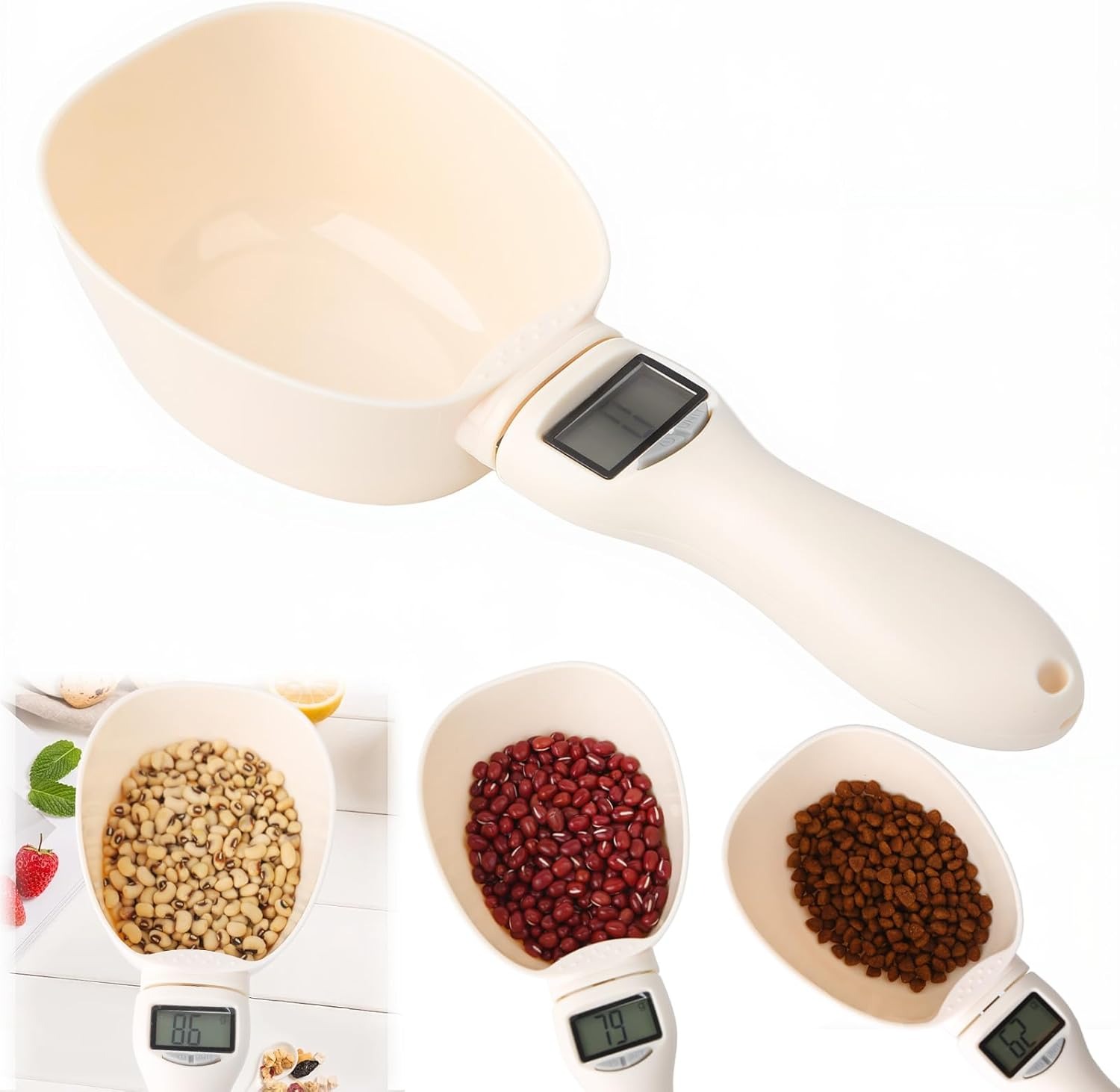 Portion Scale Digital - Digitale maatlepelweegschaal voor huisdierenvoer – 800