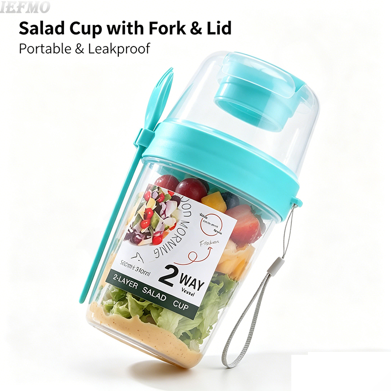 Saladeschaalset voor onderweg  - Meal Prep Weight Loss recensie en prijs