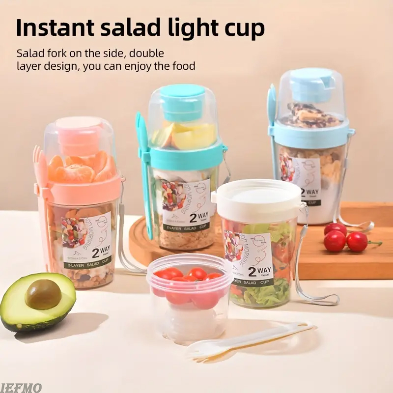 Saladeschaalset voor onderweg  - Meal Prep Weight Loss recensie en prijs