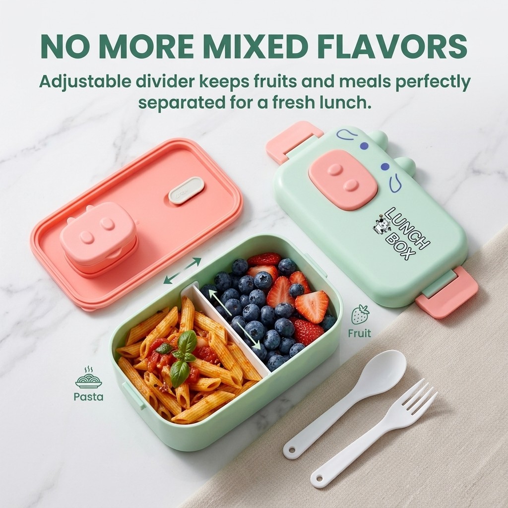 Schattige kinderbento box, mag - Meal Prep Or Prep Meal recensie en prijs