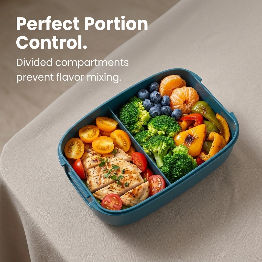 2-delige magnetronbestendige b - Meal Prep Or Prep Meal recensie en prijs