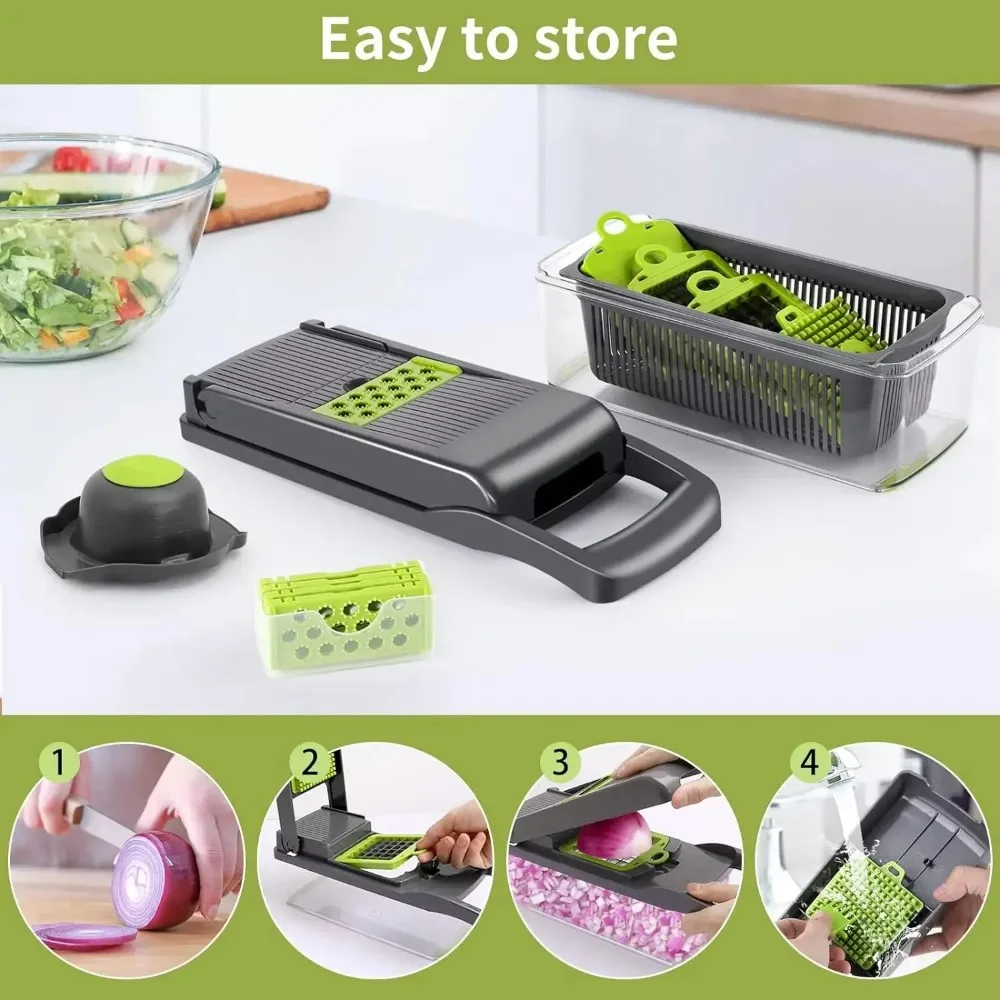 Multifunctionele Groente Chopp - Onion Holder Slicer recensie en prijs