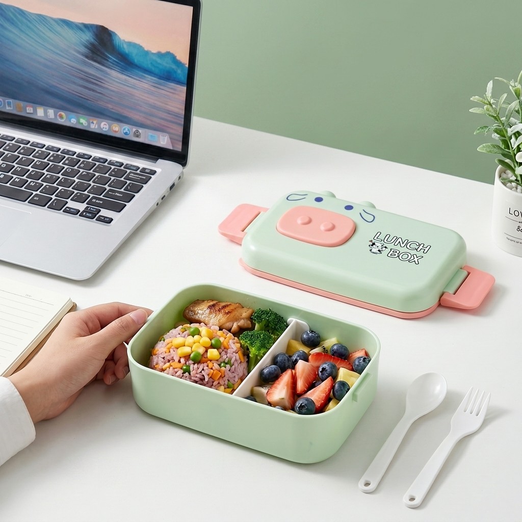 Kawaii plastic bento box voor  - Meal Prep Or Prep Meal recensie en prijs