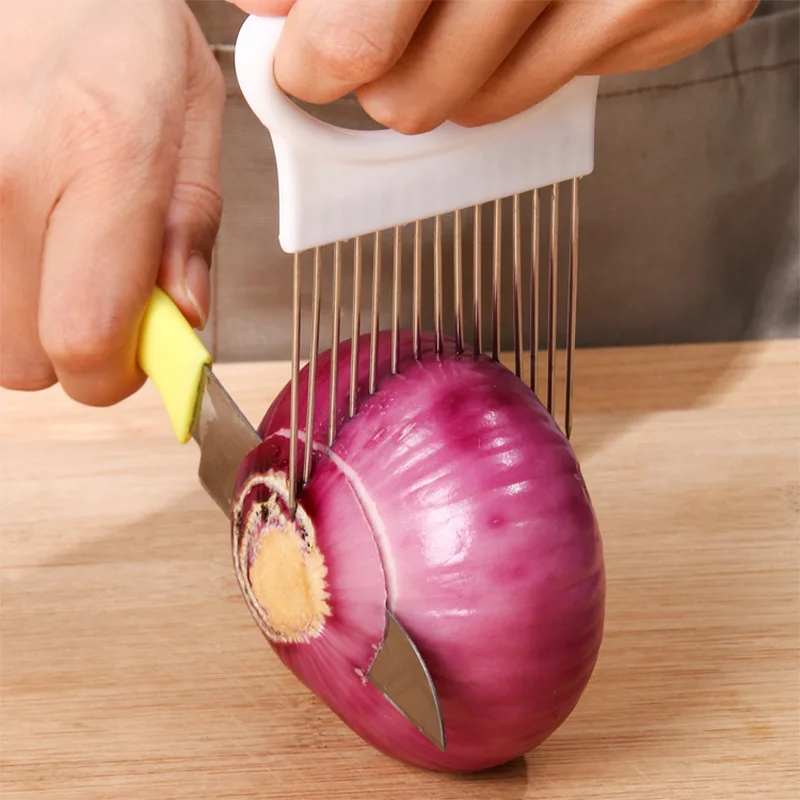 Kleurrijke uien-snijderhouder, - Onion Holder Slicer recensie en prijs