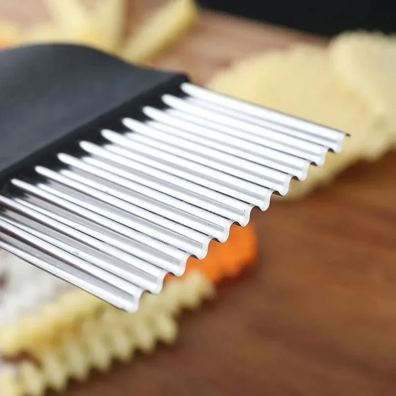 Roestvrijstalen Aardappel Chip - Onion Holder Slicer recensie en prijs