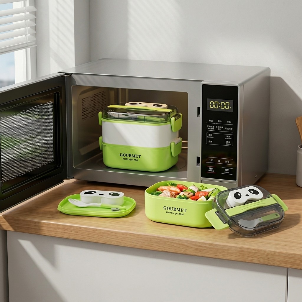 Microgolfbestendige Panda Plas - Meal Prep Or Prep Meal recensie en prijs