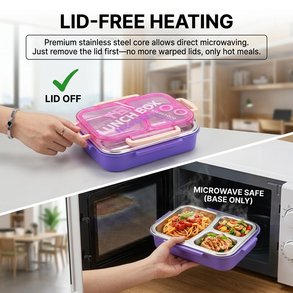 Microgolfbestendige 304 roestv - Meal Prep Or Prep Meal recensie en prijs