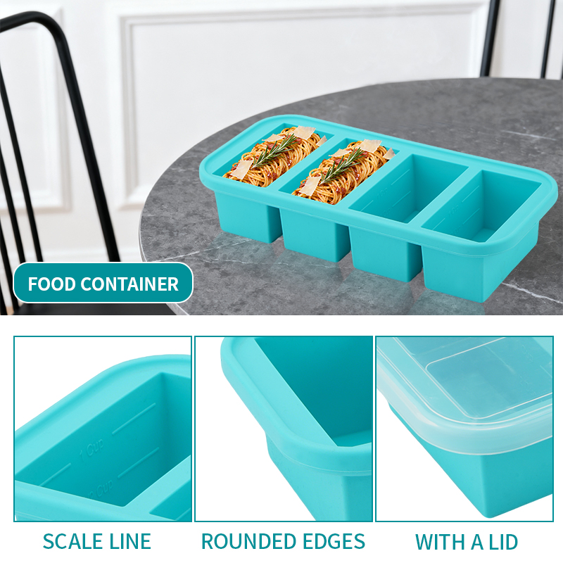 2 of 3-delige siliconen vriesb - Meal Prep Or Prep Meal recensie en prijs