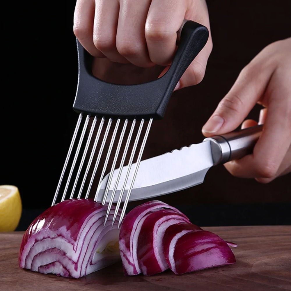 Houder voor roestvrijstalen ui - Onion Holder Slicer recensie en prijs