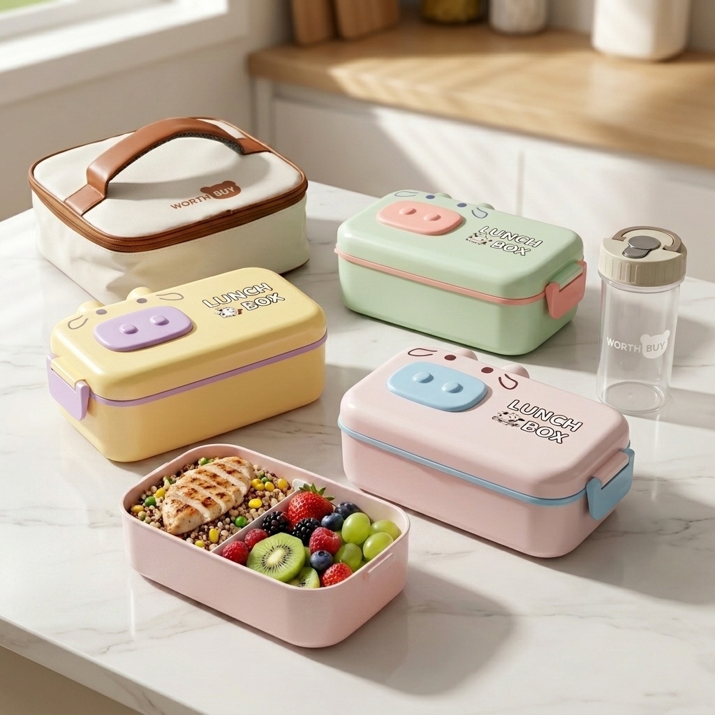 Kinderen Bento Box Plastic Mag - Meal Prep Or Prep Meal recensie en prijs