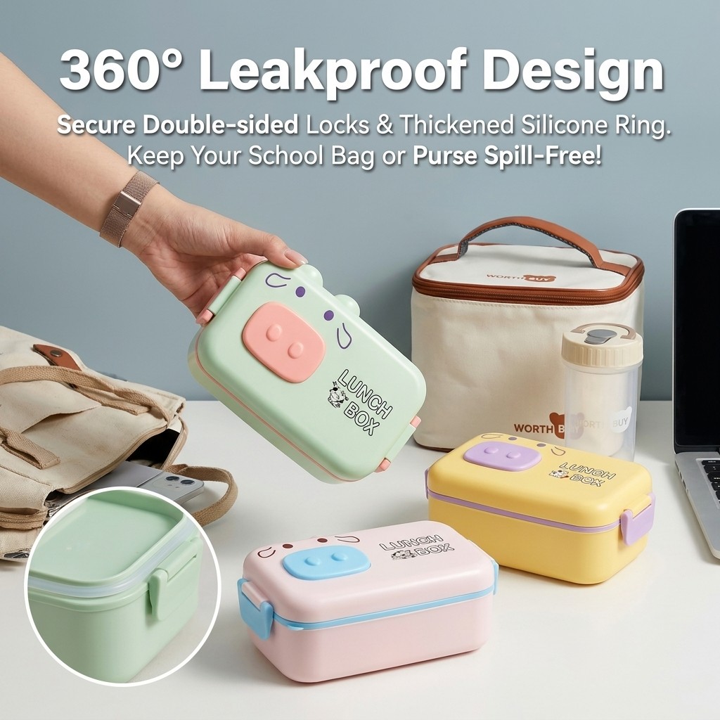 Kinderen Bento Box Plastic Mag - Meal Prep Or Prep Meal recensie en prijs
