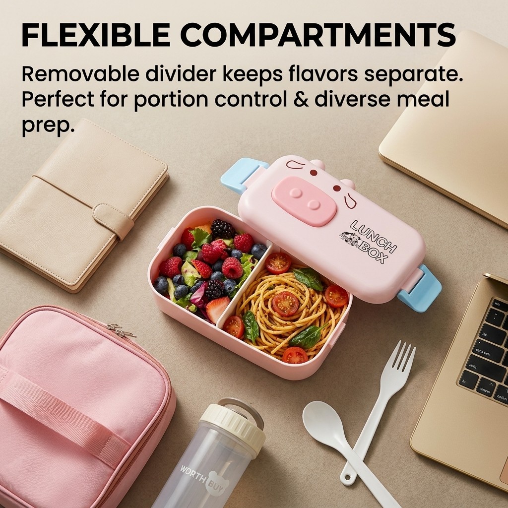 Kinderen Bento Box Plastic Mag - Meal Prep Or Prep Meal recensie en prijs