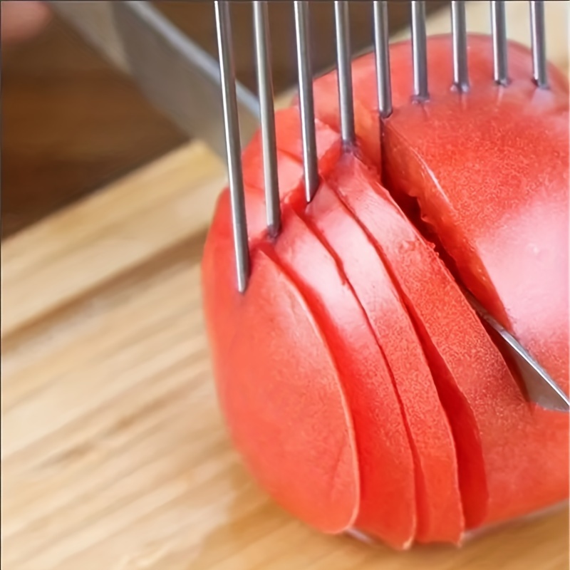 1/4PC RVS Ui Naald Ui Vork Gro - Onion Holder Slicer recensie en prijs