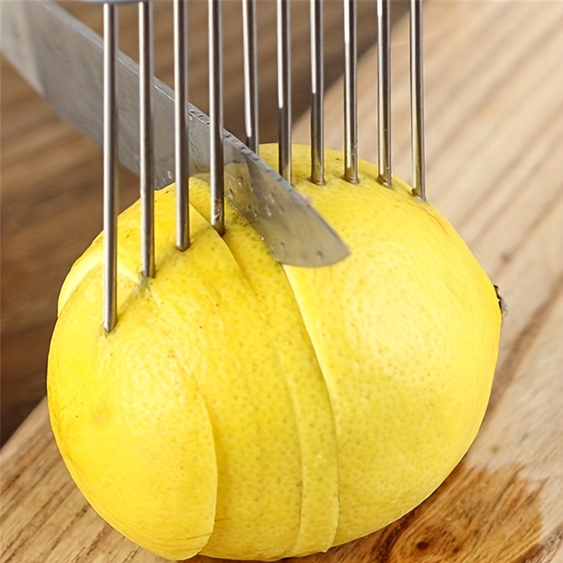 1/4PC RVS Ui Naald Ui Vork Gro - Onion Holder Slicer recensie en prijs