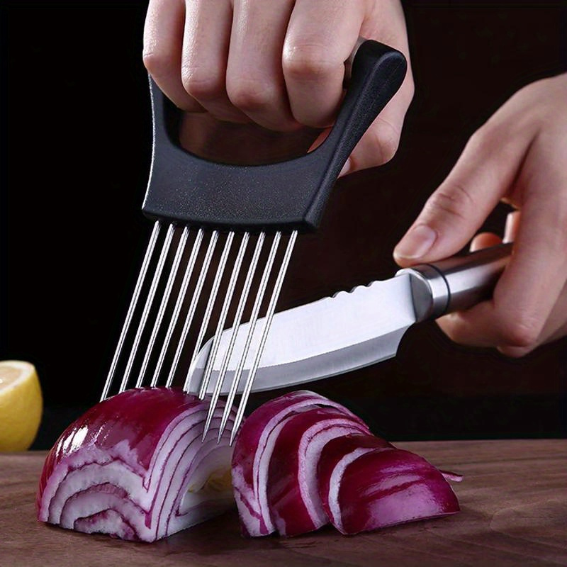 Roestvrijstalen uienhouder, vo - Onion Holder Slicer recensie en prijs