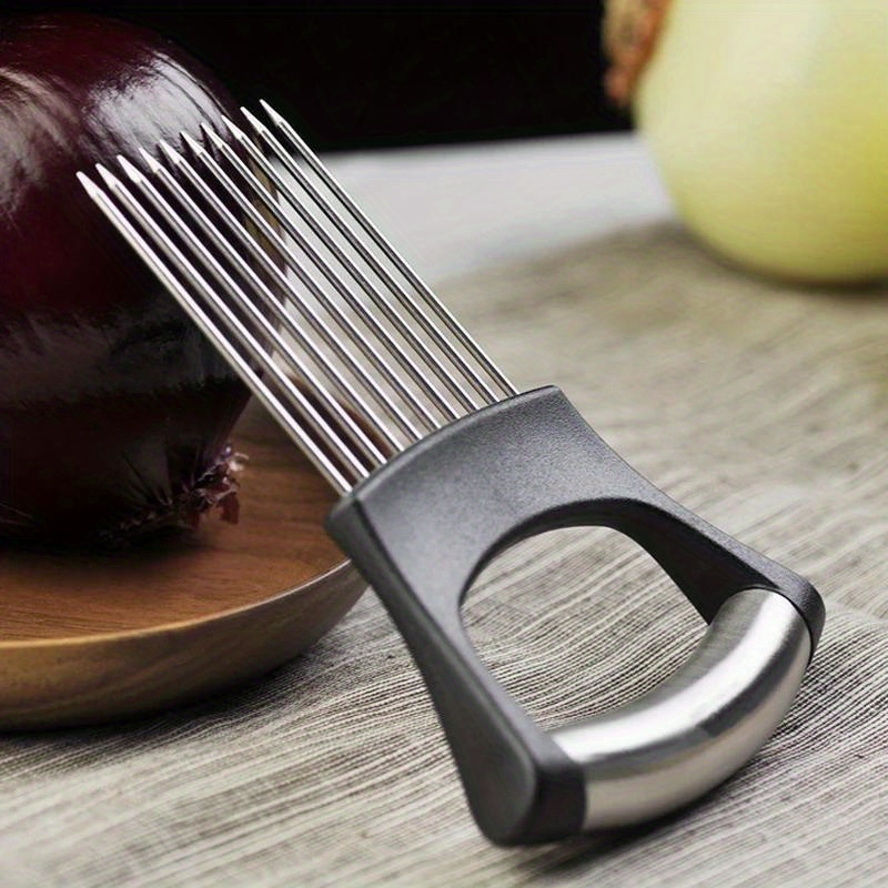 Roestvrijstalen uienhouder, vo - Onion Holder Slicer recensie en prijs