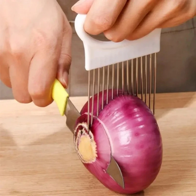 Keukengadgets Roestvrijstalen  - Onion Holder Slicer recensie en prijs