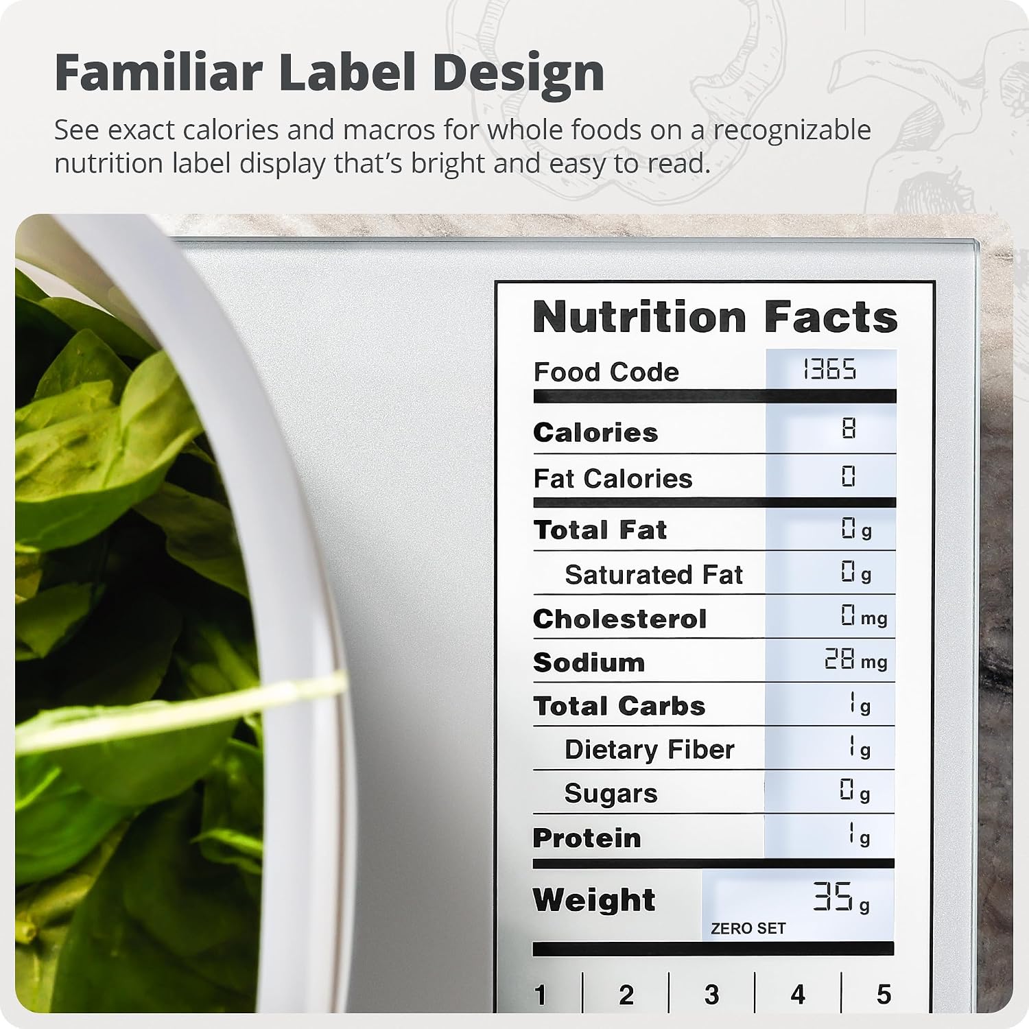 Keukenweegschaal RVS 11lb met  - Meal Prep Weight Loss recensie en prijs