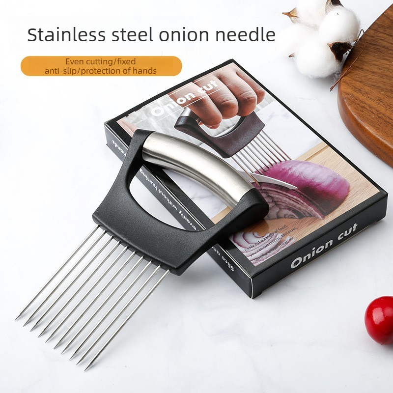 Voor een uienhakker van roestv - Onion Holder Slicer recensie en prijs
