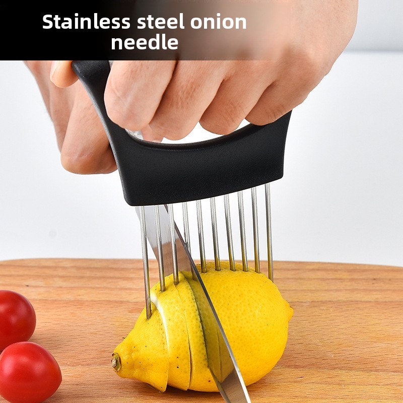 Voor een uienhakker van roestv - Onion Holder Slicer recensie en prijs