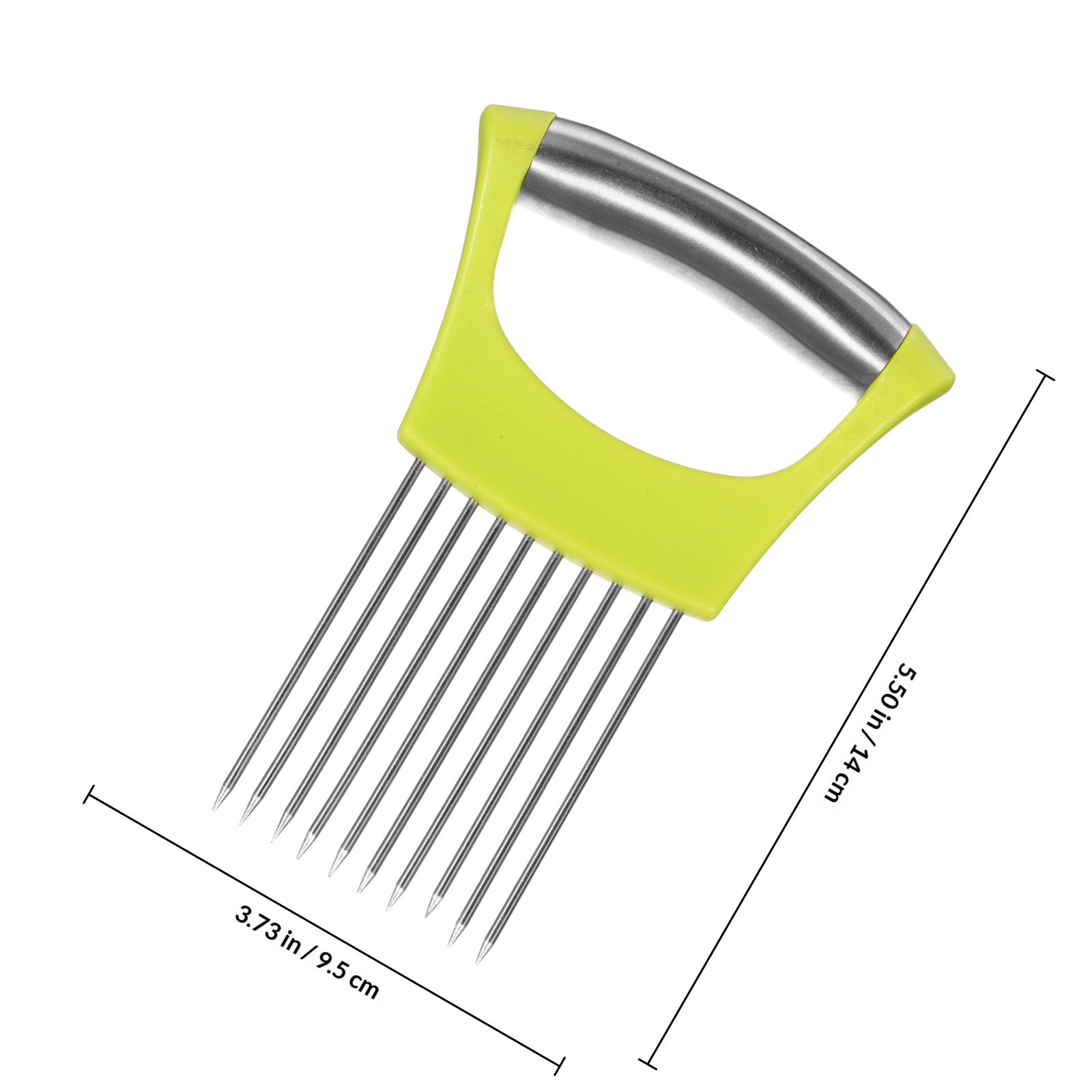 2 stuks roestvrijstalen uiensn - Onion Holder Slicer recensie en prijs