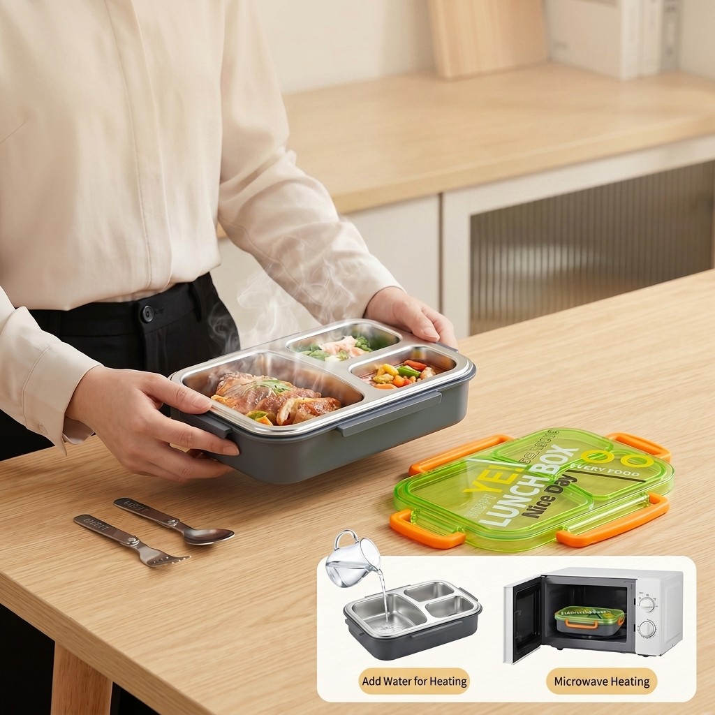 Microgolfbestendige 304 roestv - Meal Prep Or Prep Meal recensie en prijs