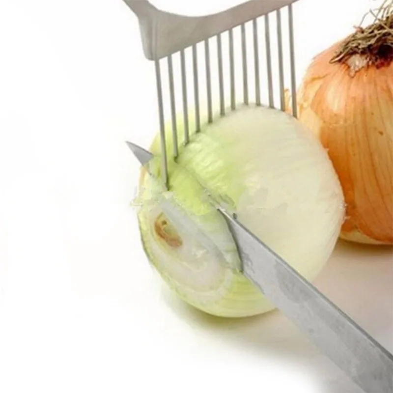 Snijd moeiloos uien met deze 1 - Onion Holder Slicer recensie en prijs